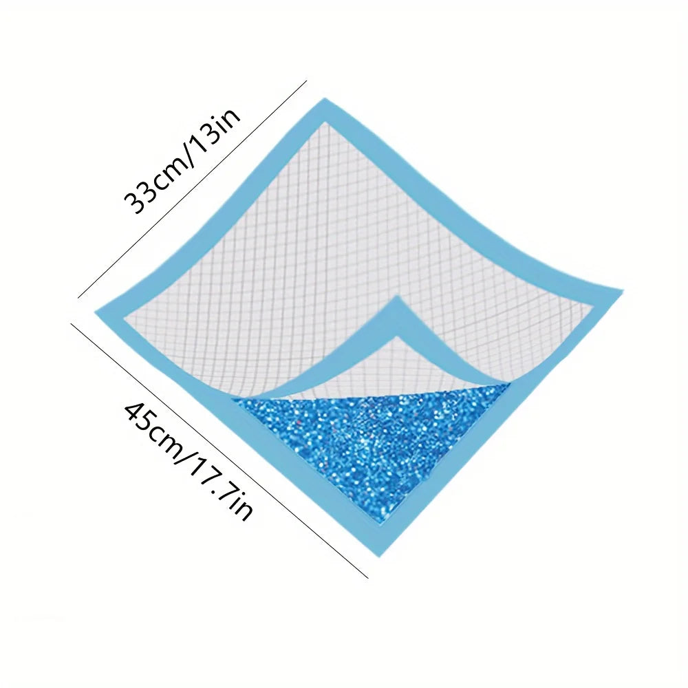 100pcs/200pcs pet diapers, dog thickened urine pads, dog diapers, pet products; Dog education device hygiene training, used for