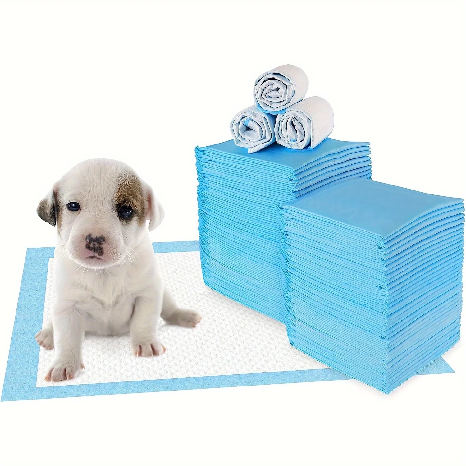 100pcs/200pcs pet diapers, dog thickened urine pads, dog diapers, pet products; Dog education device hygiene training, used for