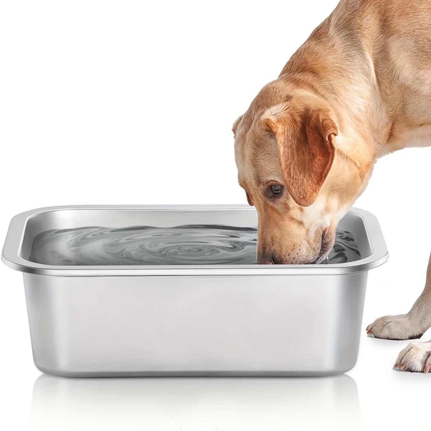 Dog Bowl For Large Dogs, High Capacity Metal Dog Food Bowls, Large Capacity: The stainless steel metal dog bowl