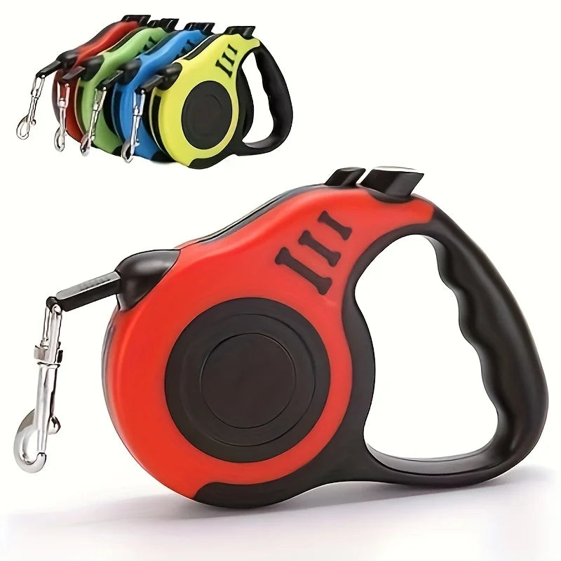 4pcs with different colors 10Foot Automatic Retractable Pet Leash: Safe, Easy Outdoor Adventures for Dogs & Cats - Compact & Dur